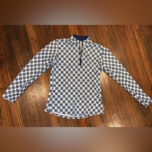 San Soleil Solcool SPF 50 + Cooling Long Sleeve 1/4 Zip Pullover Sz S RN62057